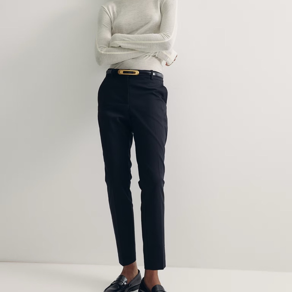 H&M Black Slim Fit Trousers